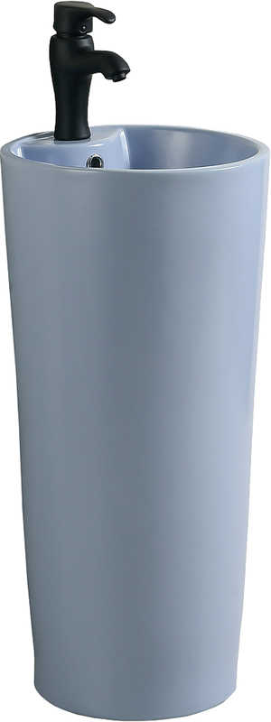 Раковина SantiLine SL-4007BM голубая матовая