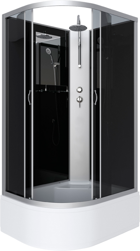 Душевая кабина Niagara Classic NG-2510-14RBKT 120х80 см, без крыши, с тропическим  душем