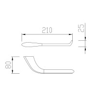 Держатель для туалетной бумаги Abber Nord AA1531B матовый черный Держатель для туалетной бумаги Abber Nord AA1531B матовый черный