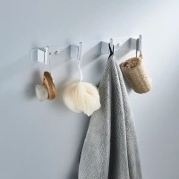 Крючки для ванной и кухни / планка с 4 крючками Shevanik SG5741C, белый Крючки для ванной и кухни / планка с 4 крючками Shevanik SG5741C, белый