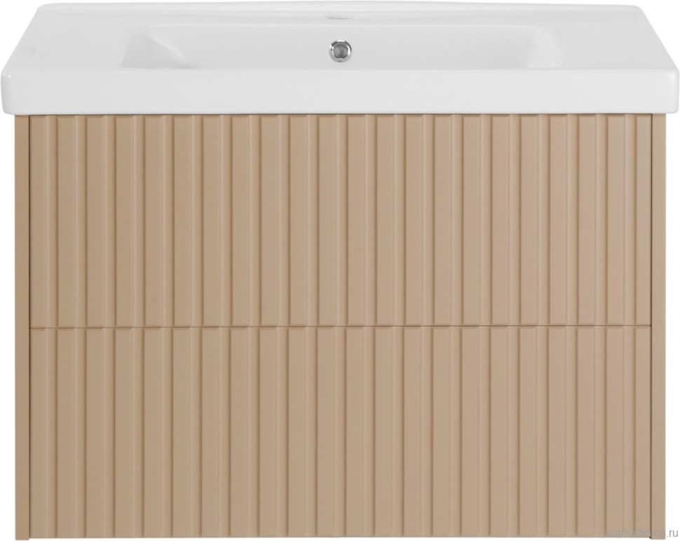 Тумба под раковину без столешницы ASB-Woodline Риола 80 капучино