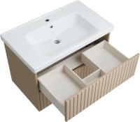 Тумба под раковину без столешницы ASB-Woodline Риола 80 капучино