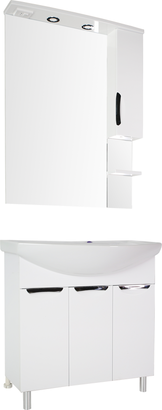 Тумба с раковиной ASB-Mebel Мессина 80 с дверками