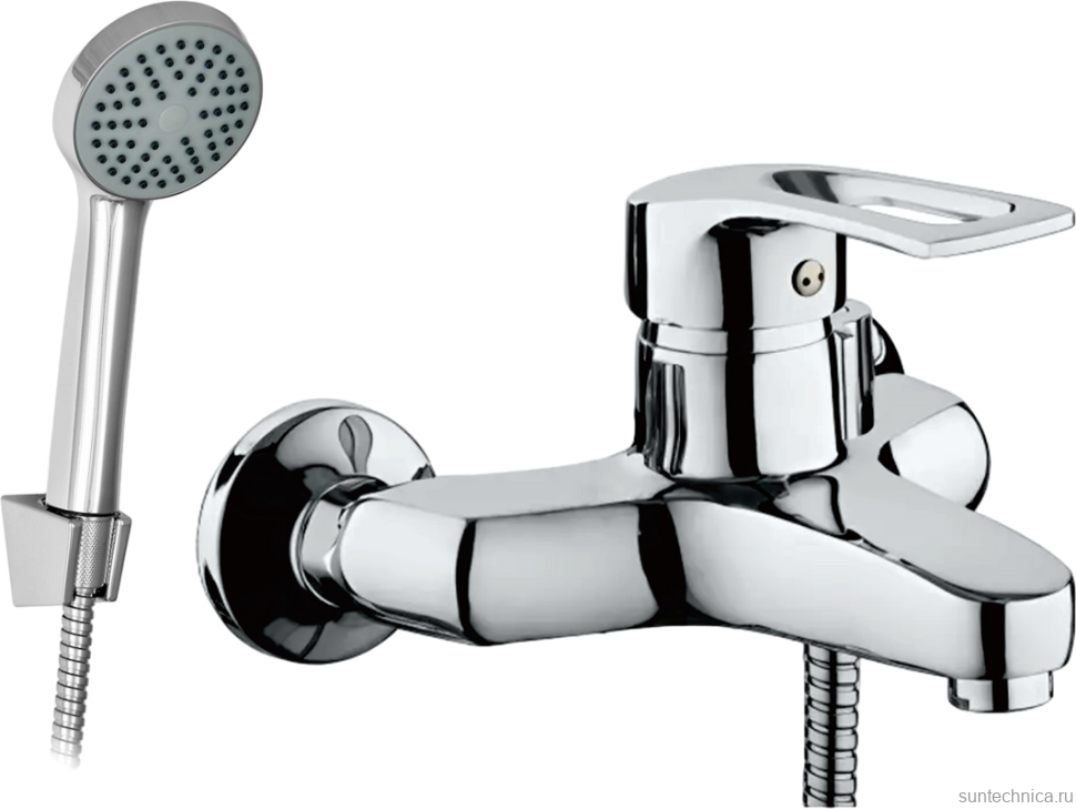 Смеситель для ванны с душем D-lin 422-6 D130422-6 хром