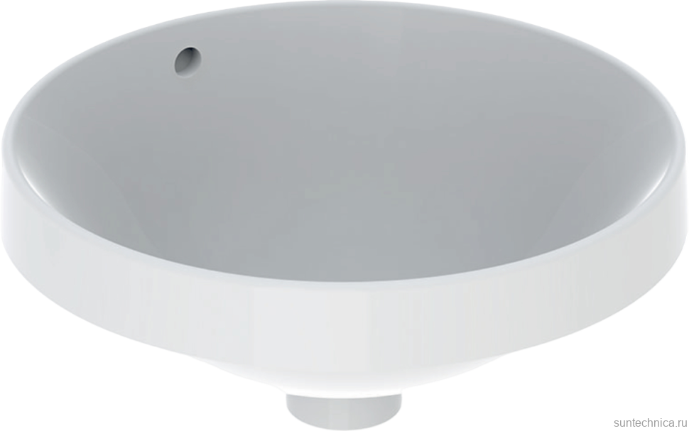 Раковина Geberit Variform 40 с переливом, белая