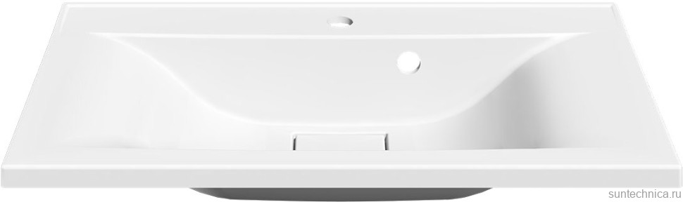 Мебель для ванной комнаты Vincea Mia 75 бетон, раковина VCB-3M750W 75 см, белая