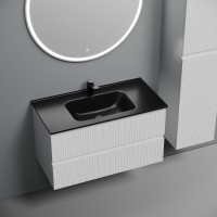 Мебель для ванной комнаты Sancos Snob T 90 bianco, раковина CN7002MB