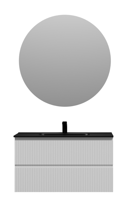 Мебель для ванной комнаты Sancos Snob T 90 bianco, раковина CN7002MB