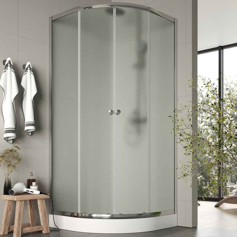 Душевой уголок Agger A01 A01 90х90, матовое стекло, c поддоном