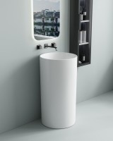 Раковина SantiLine SL-4014 белая глянцевая