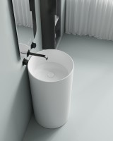Раковина SantiLine SL-4014 белая глянцевая