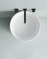 Раковина SantiLine SL-4014 белая глянцевая