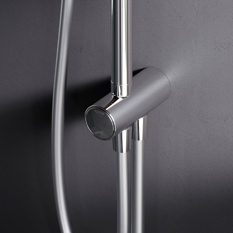 Душевой комплект Смеситель AM.PM Joy F85E10000 + Стойка Gem F0790000