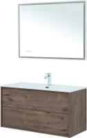 Мебель для ванной комнаты Aquanet Lino 100 дуб веллингтон