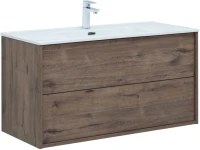 Мебель для ванной комнаты Aquanet Lino 100 дуб веллингтон