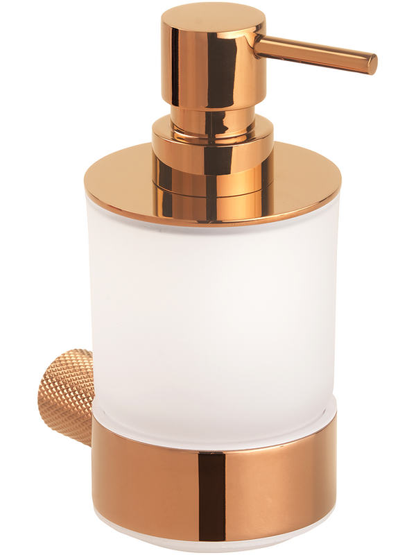 Дозатор для жидкого мыла Bemeta Glacera 175109010 настенный, медь