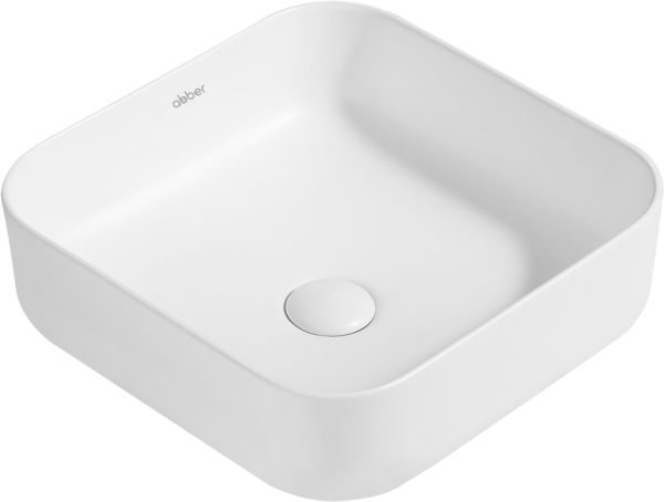 Накладная раковина Abber Rechteck AC2211MW матовая белая