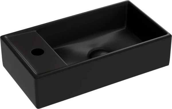 Раковина маленькая в туалет Ceramicanova Element CN6051RMB черный матовый
