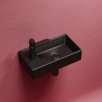 Раковина маленькая в туалет Ceramicanova Element CN6051RMB черный матовый