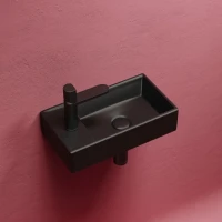 Раковина маленькая в туалет Ceramicanova Element CN6051RMB черный матовый