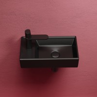 Раковина маленькая в туалет Ceramicanova Element CN6051RMB черный матовый