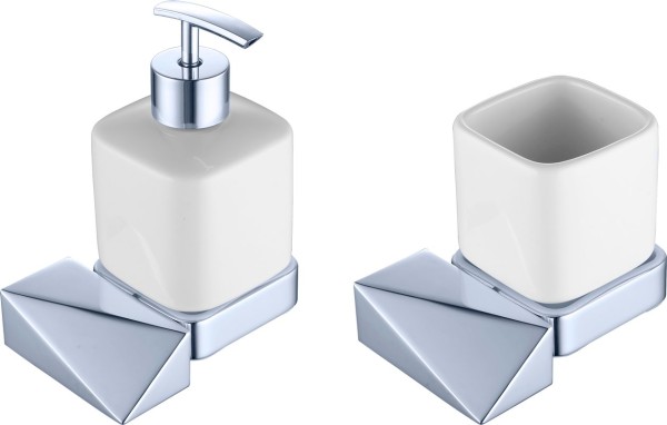 Набор Дозатор Boheme New Venturo 10317-CR + Стакан 10314-CR