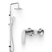 Душевой комплект Смеситель для душа AM.PM Gem F90A20000 + Стойка F0790000