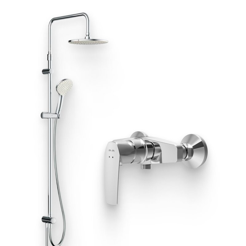 Душевой комплект Смеситель для душа AM.PM Gem F90A20000 + Стойка F0790000