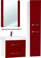 Мебель для ванной комнаты Bellezza Рокко 70 подвесная, красная