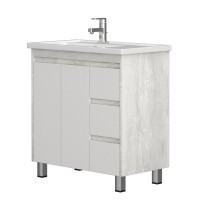 Тумба с раковиной Corozo Остин 80 Z3 напольная, пайн белый