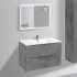 Мебель для ванной Vincea Mia 80 бетон, раковина VBS-13980