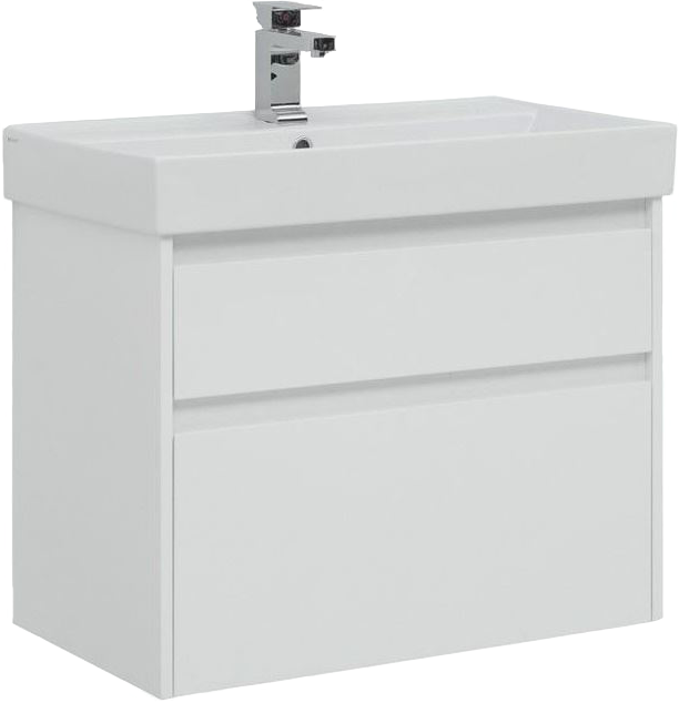 Тумба под раковину Aquanet Lino Nova Lite 75 2 ящика