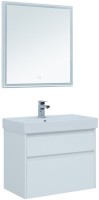 Тумба под раковину Aquanet Lino Nova Lite 75 2 ящика