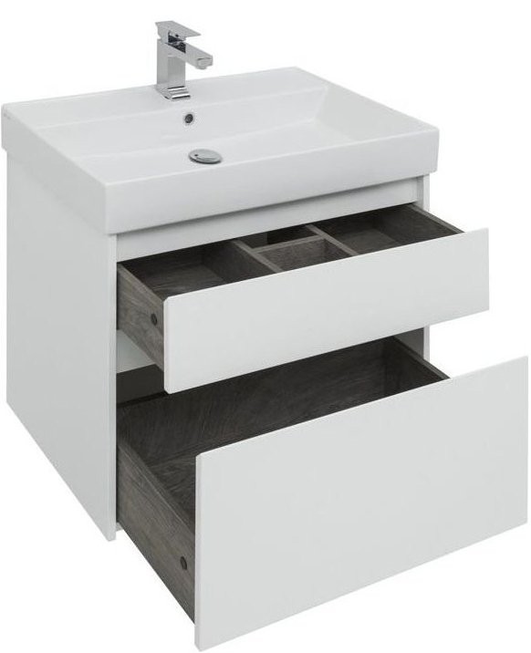 Тумба под раковину Aquanet Lino Nova Lite 75 2 ящика