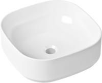 Комплект Накладная раковина Lavinia Boho Bathroom Sink Slim 33311006 + Смеситель Wellsee ICON! for life 182310000 матовый белый