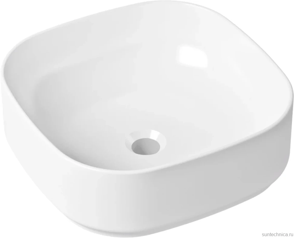 Комплект Накладная раковина Lavinia Boho Bathroom Sink Slim 33311006 + Смеситель Wellsee ICON! for life 182310000 матовый белый