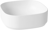 Комплект Накладная раковина Lavinia Boho Bathroom Sink Slim 33311006 + Смеситель Wellsee ICON! for life 182310000 матовый белый