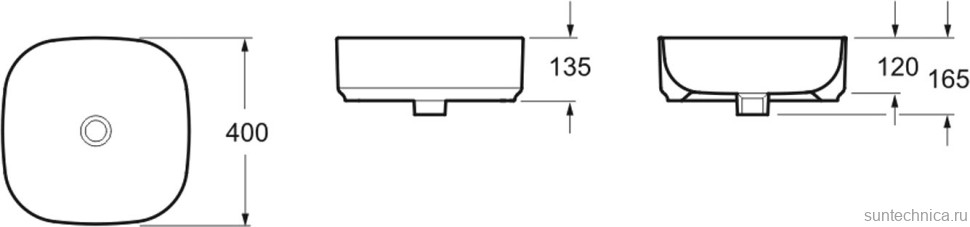 Комплект Накладная раковина Lavinia Boho Bathroom Sink Slim 33311006 + Смеситель Wellsee ICON! for life 182310000 матовый белый