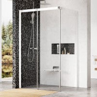Душевой уголок Ravak Matrix MSDPS L 120х80 Transparent, профиль белый