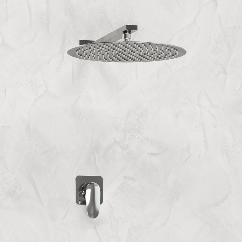 Душевой комплект Wasserkraft Weida A3151.090.116 С ВНУТРЕННЕЙ ЧАСТЬЮ, хром