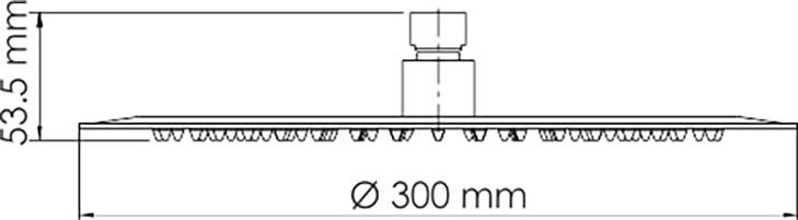 Душевой комплект Wasserkraft Weida A3151.090.116 С ВНУТРЕННЕЙ ЧАСТЬЮ, хром