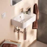 Раковина маленькая в туалет Hansgrohe Xanuia Q 60129450 36x25, белая
