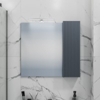 Зеркало СаНта Альтаир 70, графит матовый