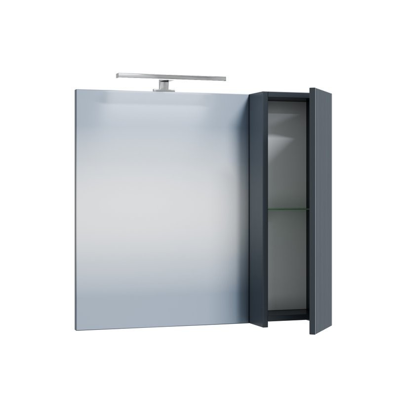 Зеркало СаНта Альтаир 70, графит матовый