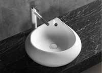 Накладная раковина Ceruttispa CR045E 48 глянцевая белая