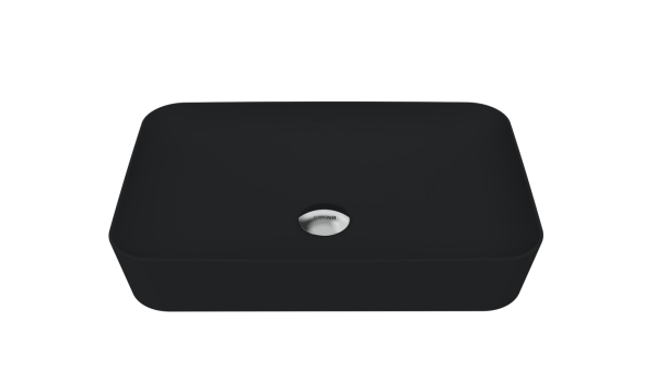 Накладная раковина Creavit Ultra UL060-00SM00E-0000 черная матовая