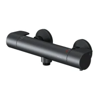 Термостатический смеситель AM.PM X-Joy F85A40022 для душа, черный