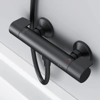 Термостатический смеситель AM.PM X-Joy F85A40022 для душа, черный