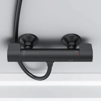 Термостатический смеситель AM.PM X-Joy F85A40022 для душа, черный