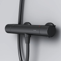 Термостатический смеситель AM.PM X-Joy F85A40022 для душа, черный Термостатический смеситель AM.PM X-Joy F85A40022 для душа, черный